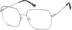 Square Glasses 3235411 in Silver