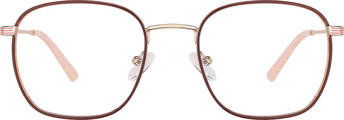 Red Square Glasses #3235618 | Zenni Optical