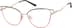 Cat-Eye Glasses 3236021 in Red/Gold