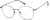 Angle view of Square Glasses 3237512 in Gray thumbnail