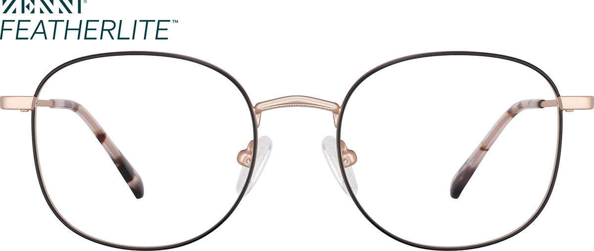 Rose Gold Round Glasses