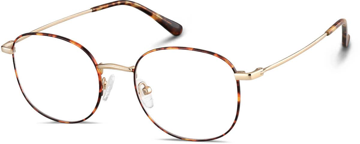 Angle view of Square Glasses 3237525 in Tortoiseshell