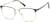 Angle view of Browline Glasses 3237614 in Black thumbnail