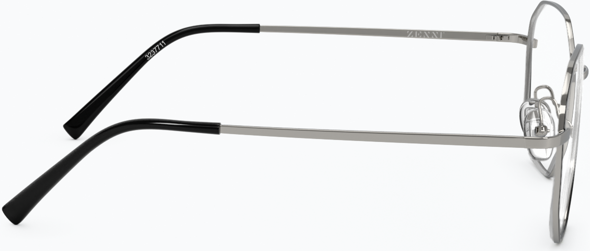 Side view of Geometric Glasses 3237711 in Silver thumbnail
