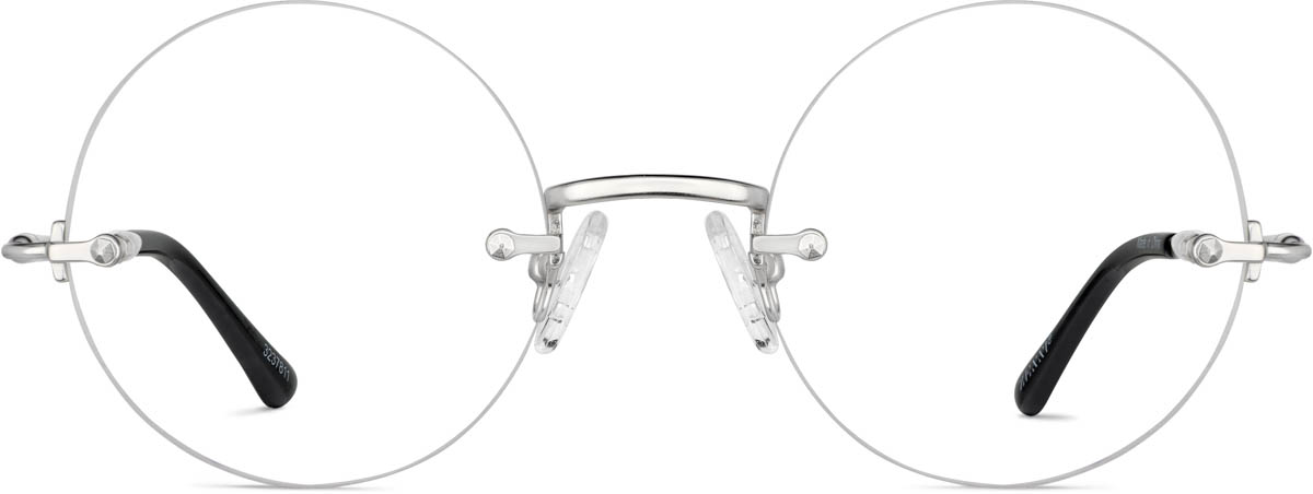 Silver Rimless Glasses