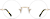 Front view of Rimless Glasses 3237814 in Gold thumbnail