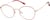 Angle view of Round Glasses 3238718 in Red thumbnail