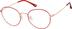 Round Glasses 3238718 in Red