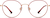 Front view of Round Glasses 3238718 in Red thumbnail