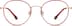 Round Glasses 3238718 in Red