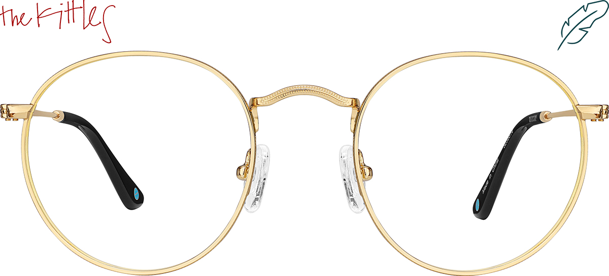 Gold Captain Glasses