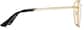 Side view of Captain Glasses 3238814 in Gold thumbnail