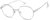 Angle view of High Flyin’ Glasses 3238911 in Silver thumbnail