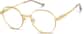Angle view of High Flyin’ Glasses 3238914 in Gold thumbnail