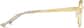 Side view of High Flyin’ Glasses 3238914 in Gold thumbnail