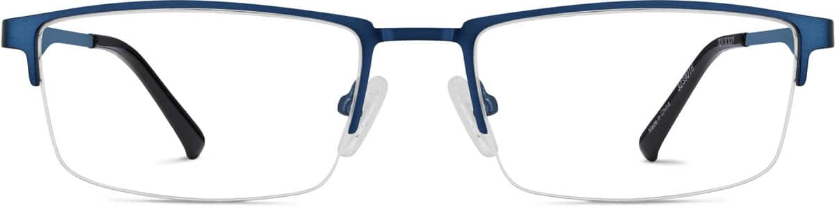 Front view of Half-Rim Glasses 3239016 in Blue