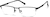 Angle view of Half-Rim Glasses 3239021 in Black thumbnail