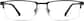 Front view of Half-Rim Glasses 3239021 in Black thumbnail