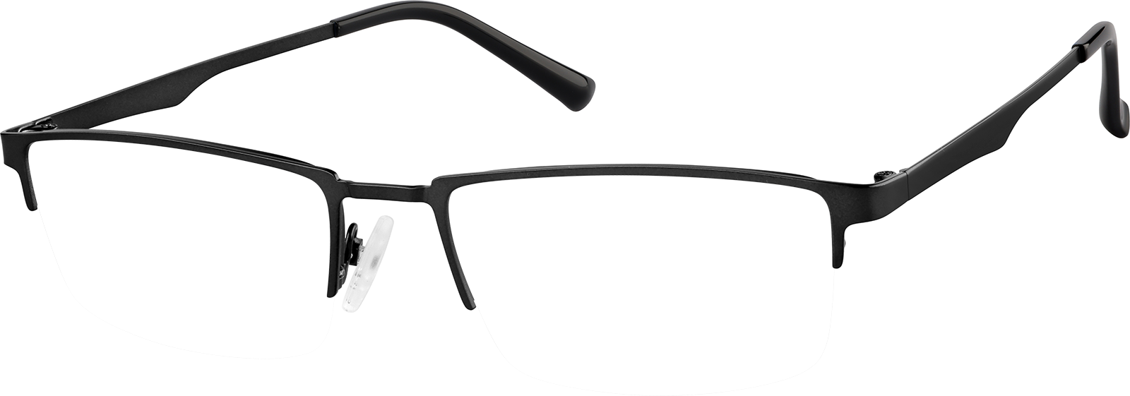 Black Half-Rim Glasses #3239021 | Zenni Optical Canada