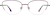 Front view of Half-Rim Glasses 3239117 in Purple thumbnail