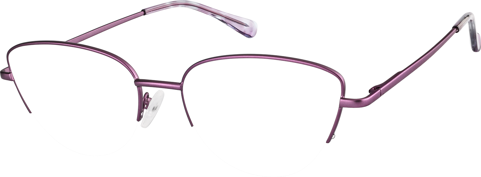 Purple Half-Rim Glasses #3239117 | Zenni Optical