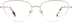 Half-Rim Glasses 3239119 in Rose Gold