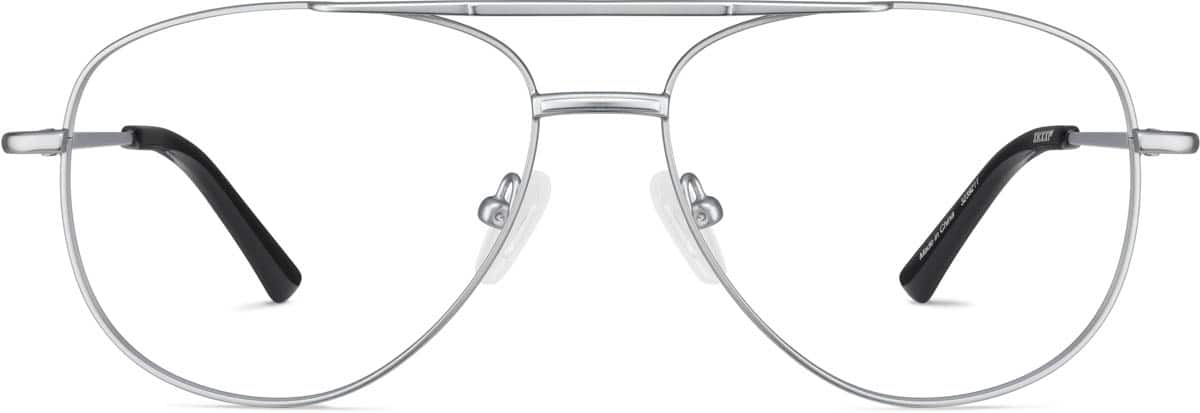 Front view of Aviator Glasses 3239211 in Silver