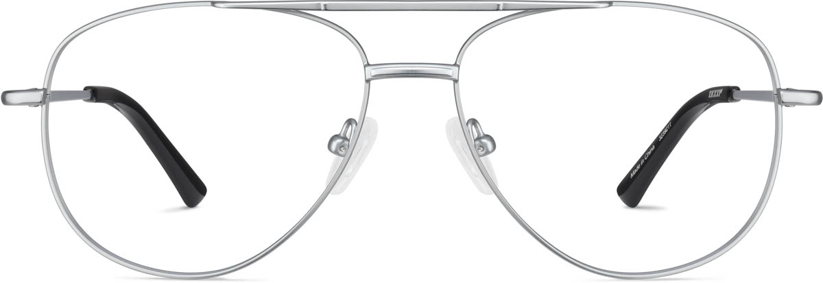 Silver Aviator Glasses
