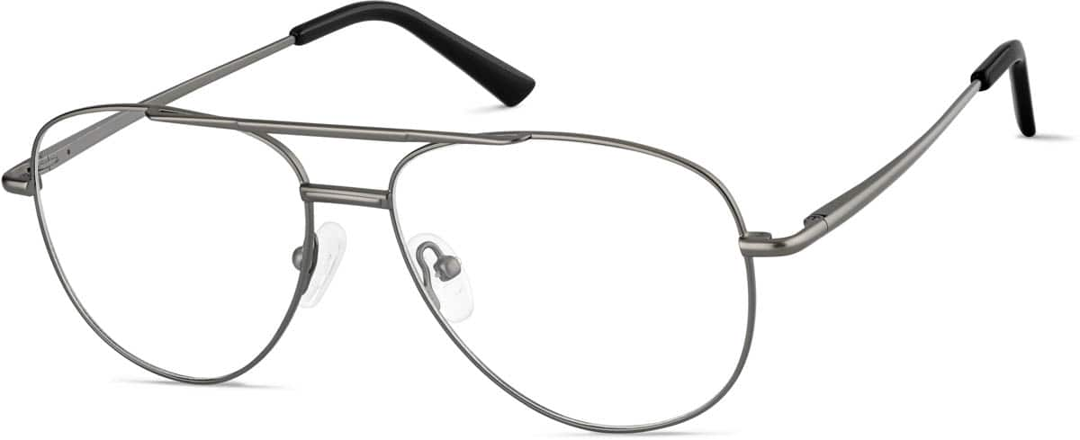 Angle view of Aviator Glasses 3239212 in Steel Gray