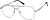 Angle view of Aviator Glasses 3239212 in Steel Gray thumbnail
