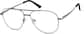 Angle view of Aviator Glasses 3239212 in Steel Gray thumbnail