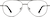 Front view of Aviator Glasses 3239212 in Steel Gray thumbnail