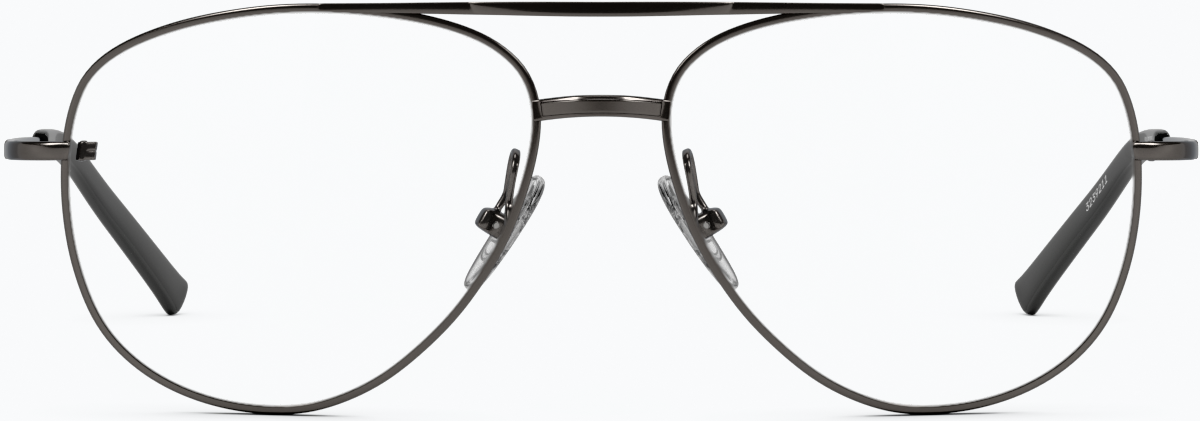 Front view of Aviator Glasses 3239212 in Steel Gray thumbnail