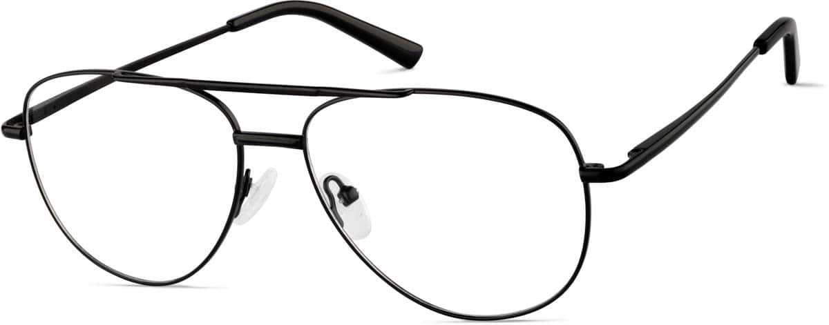 Angle view of Aviator Glasses 3239221 in Black