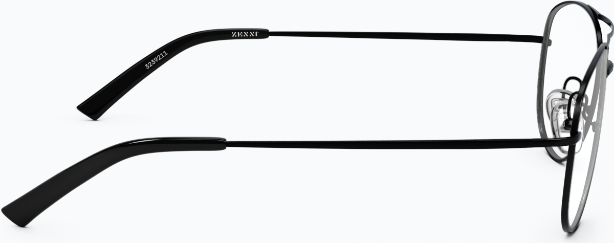 Side view of Aviator Glasses 3239221 in Black thumbnail