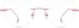 Rimless Glasses 3239319 in Pink