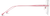 Side view of Rimless Glasses 3239319 in Pink thumbnail