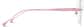 Side view of Customizable Rimless Glasses 3239319 in Pink thumbnail