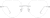 Front view of Rimless Glasses 3239411 in Silver thumbnail