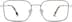 Rectangle Glasses 3239511 in Silver