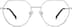 Geometric Glasses 3239611 in Silver