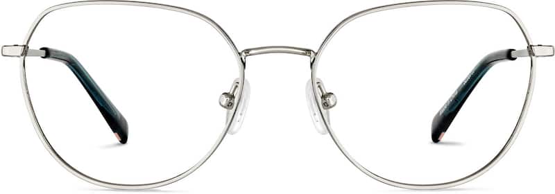Silver Geometric Glasses