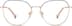 Geometric Glasses 3239719 in Rose Gold