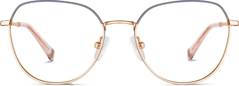 Rose Gold Geometric Glasses