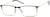 Angle view of Rectangle Glasses 3239815 in Brown thumbnail