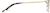 Side view of Rectangle Glasses 3239815 in Brown thumbnail