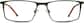 Front view of Rectangle Glasses 3239824 in Green thumbnail