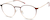 Angle view of Round Glasses 3239918 in Red thumbnail