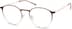 Round Glasses 3239918 in Red