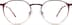 Round Glasses 3239918 in Red